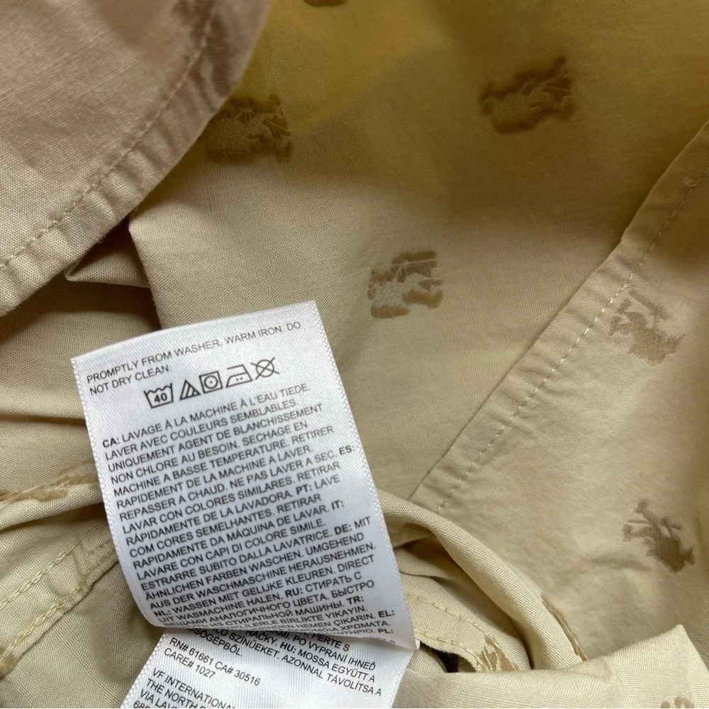 The North Face Bay Trail Jacquard SS Hiker Button Down Shirt - Size XL - NWT